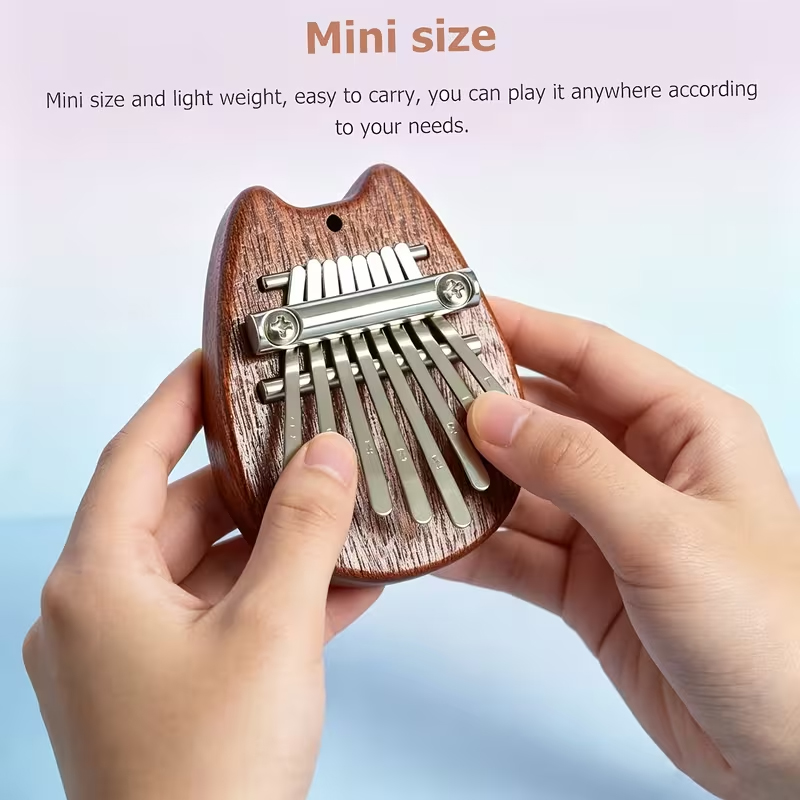 A Musical Instrument With Keys - 8 Tuşlu Mini Kalimba (Başparmak Piyano)