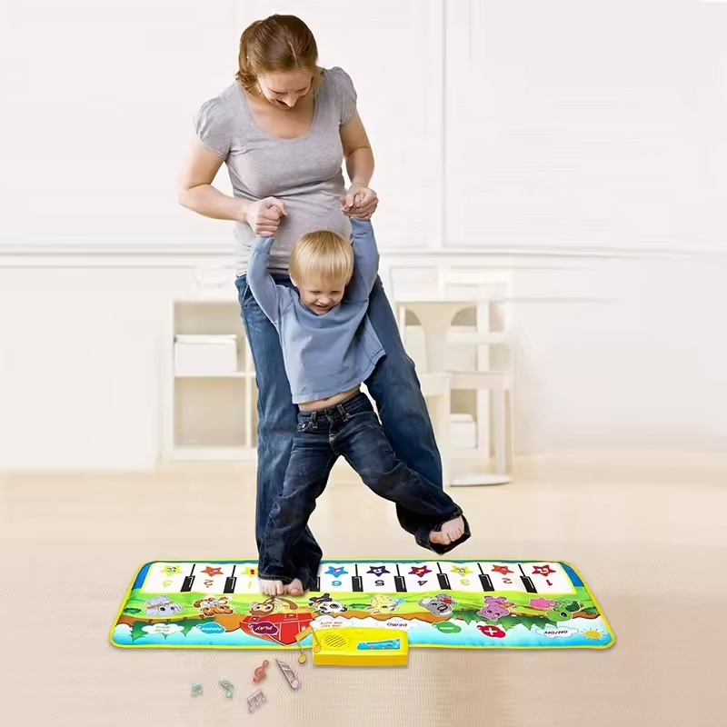Musical Instrument No Touch - Bebek Duyusal Müzikli Oyun Matı, Yeni