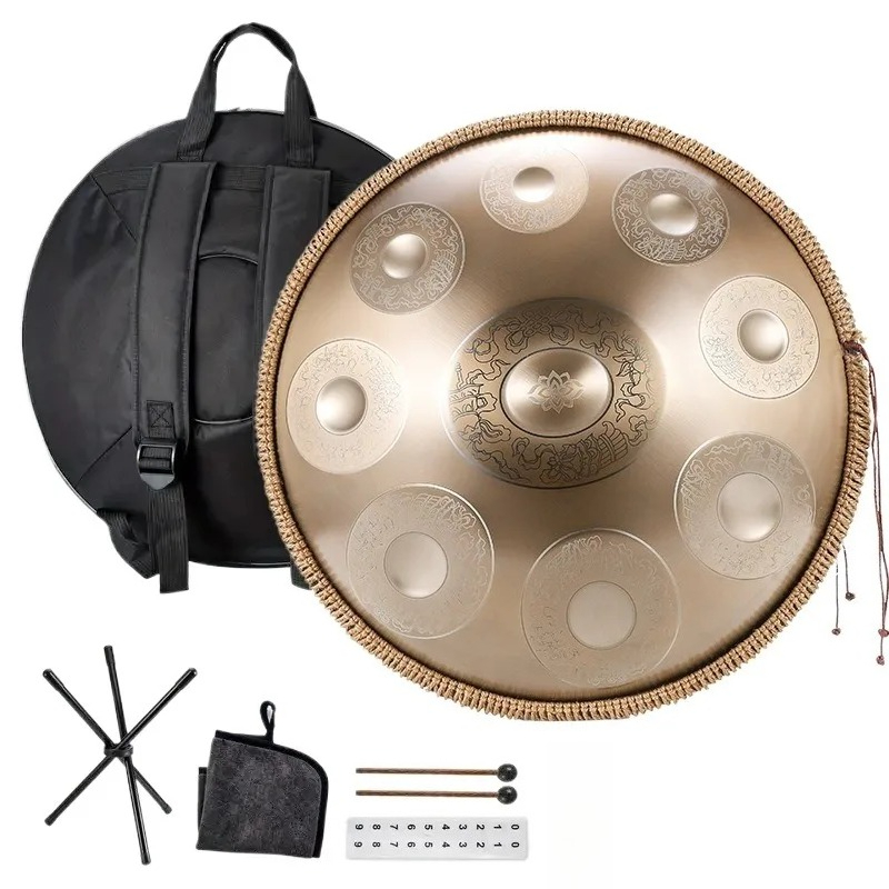 A Musical Instrument With Keys - 18 inç Paslanmaz Çelik Handpan G