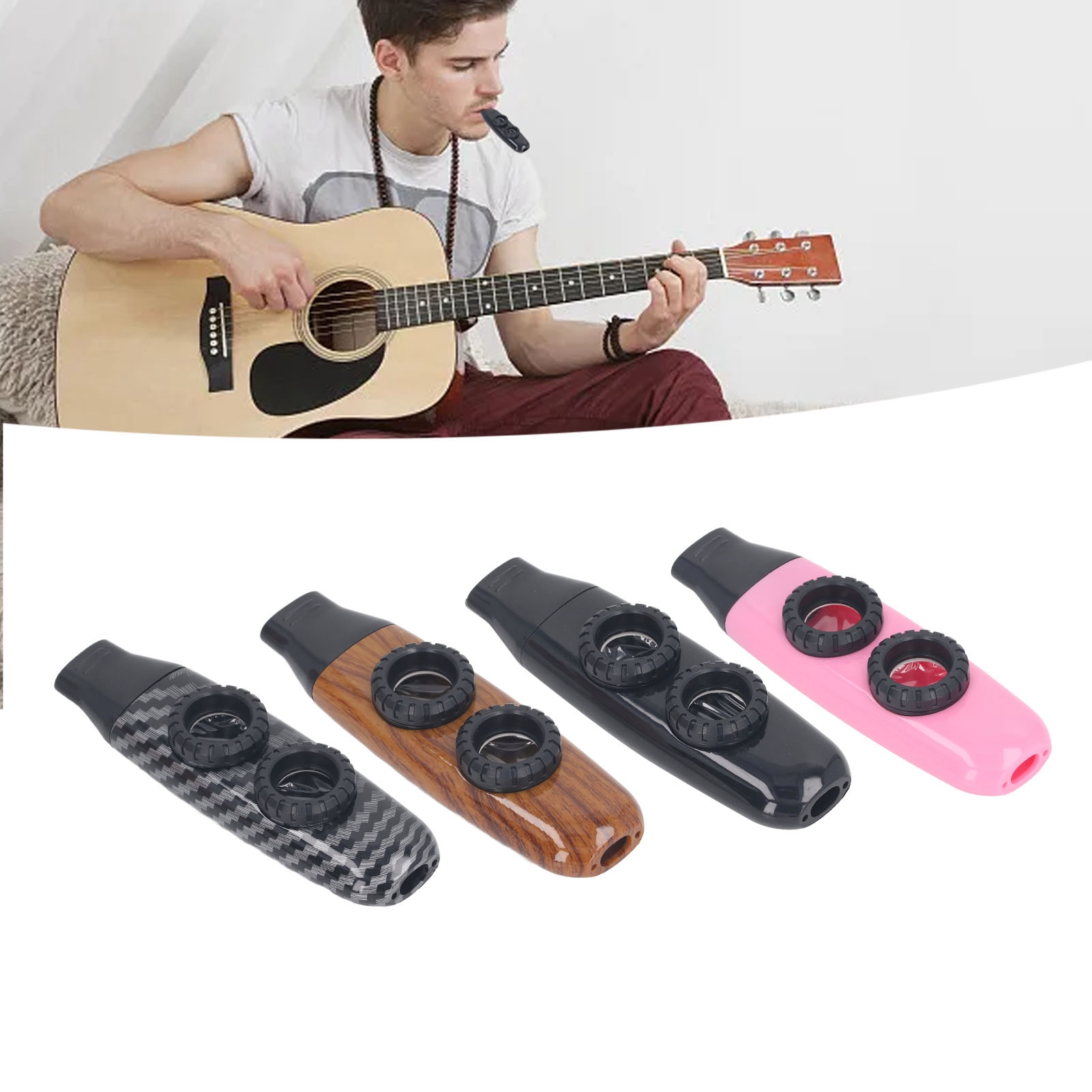 Musical Instrument Flute - Kazoo Flüt Çift Delikli Flüt Ayarlanabilir