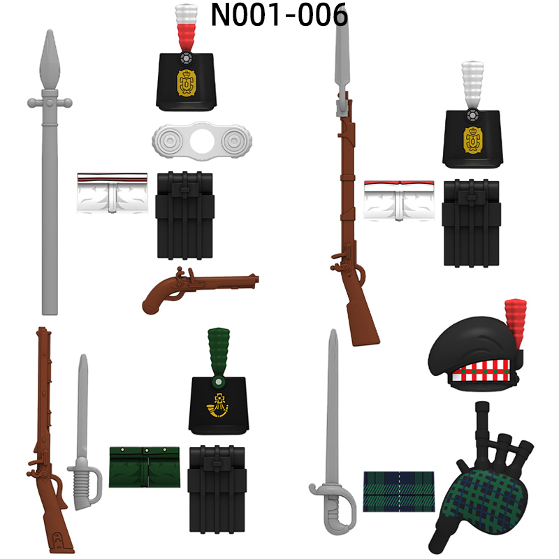 Bagpipe Practice Chanter - N001-N006 İngiliz NCO Fusilier 95th Tüfekler