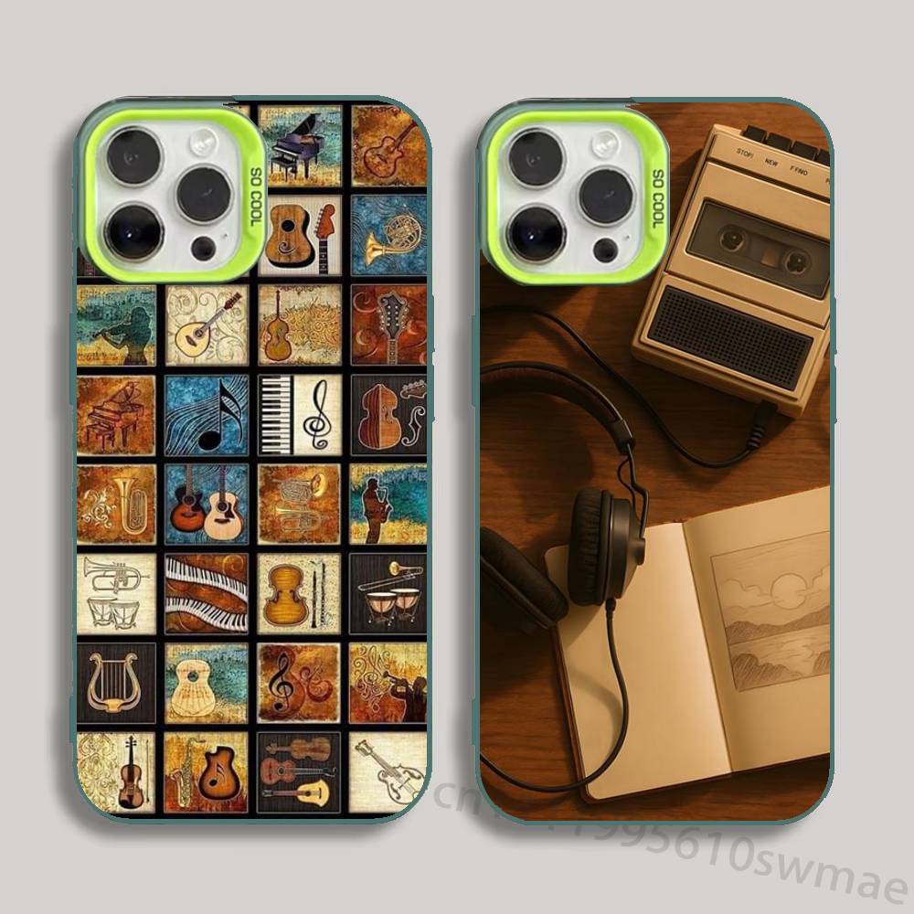 Musical Instrument Quotes - Müzik Aletleri Desenli Telefon Kılıfı iPhone
