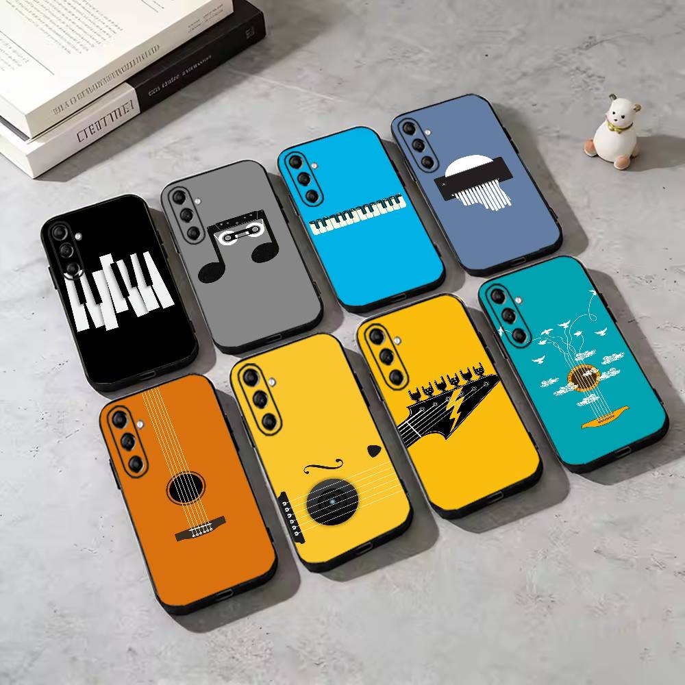 Musical Instrument Quotes - Minimal Düz Müzik Enstrümanı Telefon Kılıfı