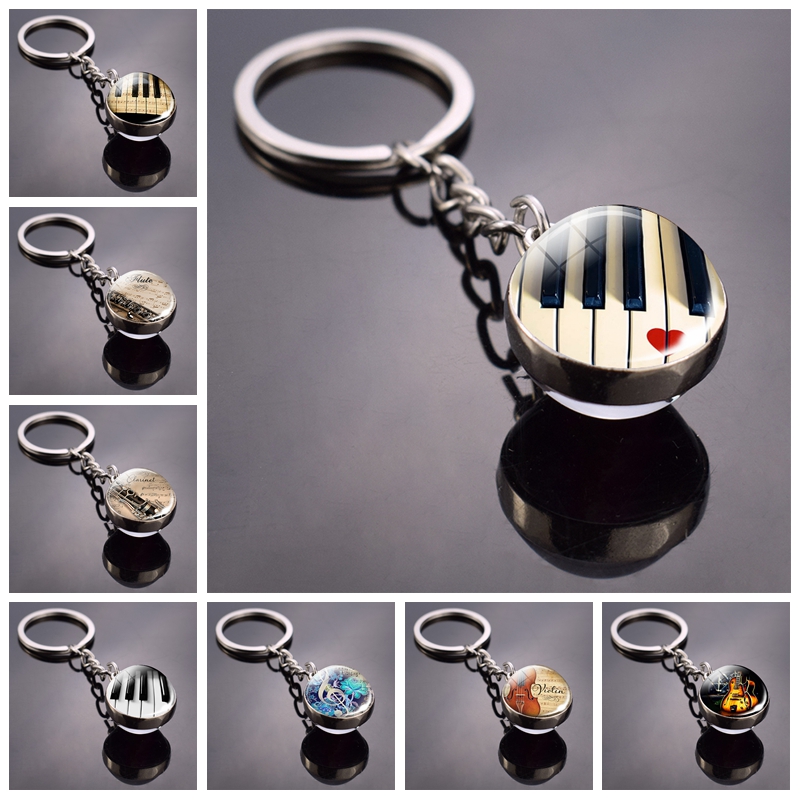 Musical Instrument All - Piyano Anahtarlık Müzik Aletleri Yarık Resim
