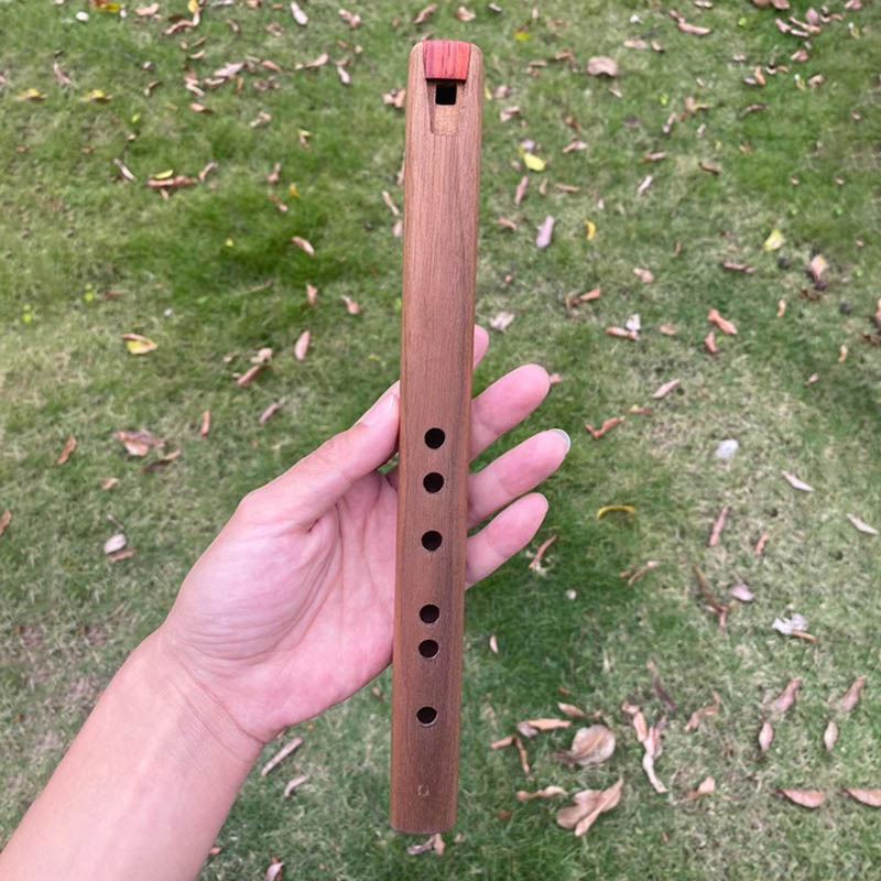 Wooden Flute Native - 6 Delikli Kısa Flüt Sol Anahtarı