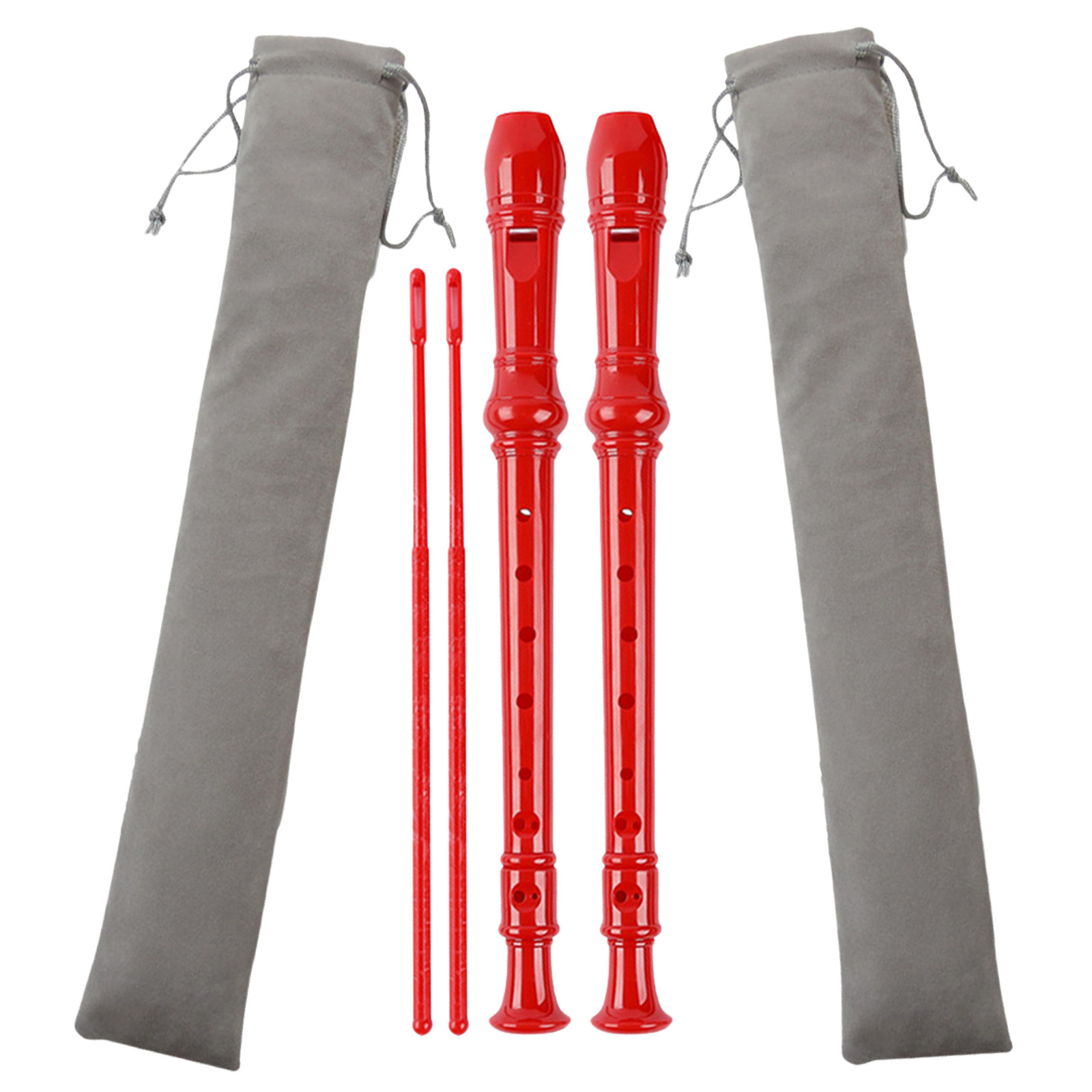 Musical Instrument German - 2 Set ABS Kayıt Cihazı Alman
