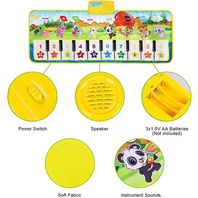 Bebek Duyusal Müzikli Oyun Mat - Musical Instrument No Touch incelemesi ve fiyatı