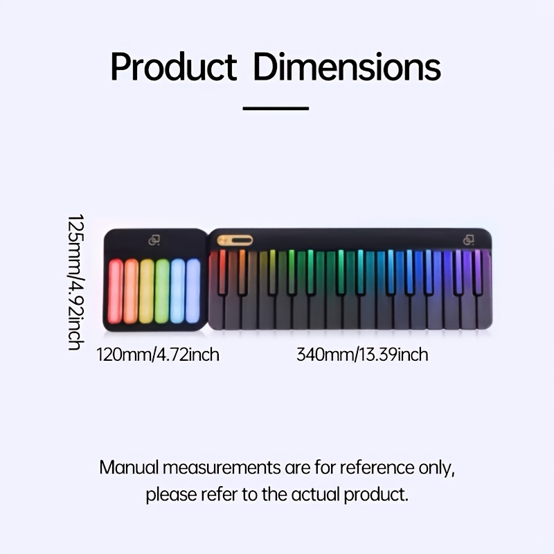 Şık LED Işıklı PopuPiano Akıll - Musical Instrument No Touch incelemesi ve fiyatı